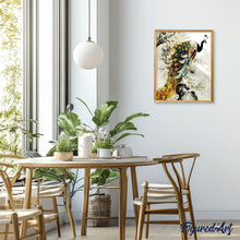 Load image into Gallery viewer, paint by numbers | Golden Peacock | animals intermediate peacocks | FiguredArt