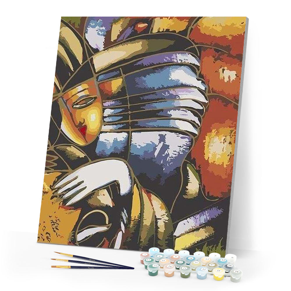 paint by numbers | Shy | famous paintings intermediate romance | FiguredArt