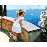 paint by numbers | Summer Girl | easy landscapes | FiguredArt