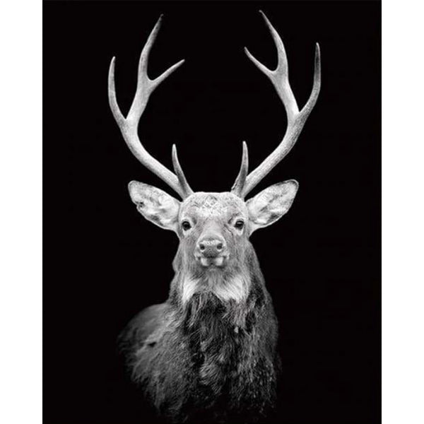 paint by numbers | Deer Retro | advanced animals deer | FiguredArt