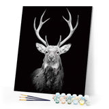 paint by numbers | Deer Retro | advanced animals deer | FiguredArt