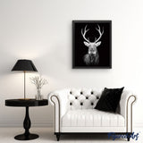 paint by numbers | Deer Retro | advanced animals deer | FiguredArt