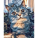 paint by numbers | Cat in Style | animals cats intermediate | FiguredArt