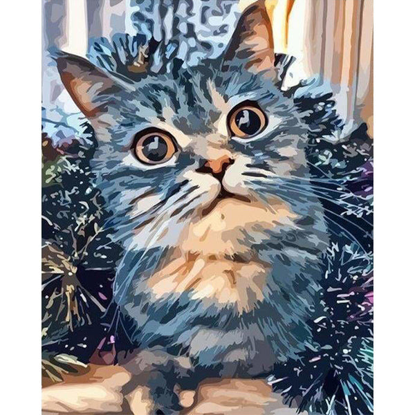 paint by numbers | Cat in Style | animals cats intermediate | FiguredArt