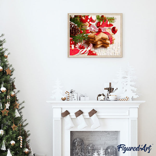 paint by numbers | Christmas cookies | christmas intermediate kitchen | FiguredArt