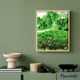 paint by numbers | Green Village | advanced landscapes | FiguredArt