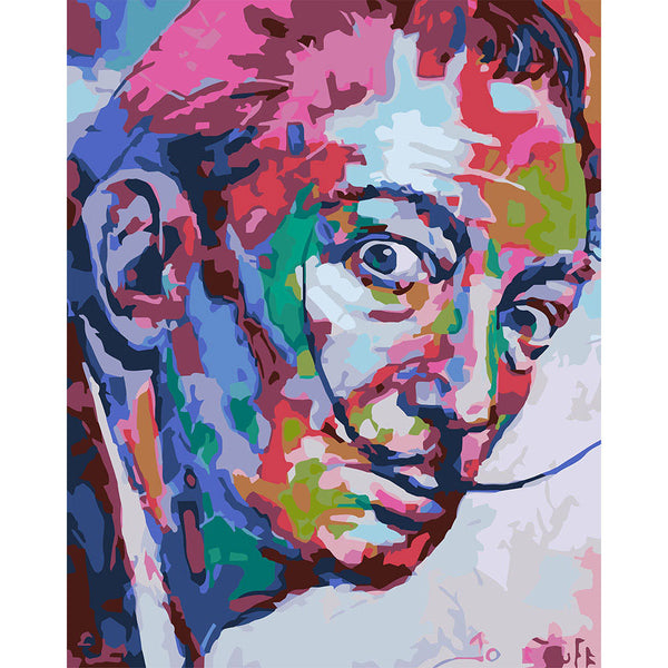paint by numbers | Dali | advanced Pop Art portrait | FiguredArt