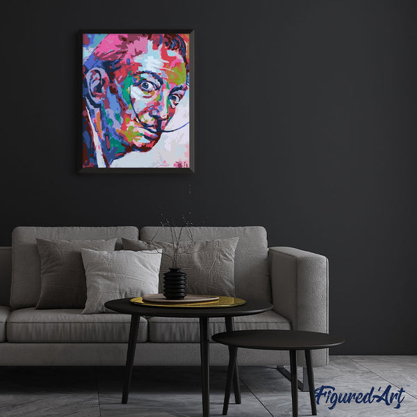 paint by numbers | Dali | advanced Pop Art portrait | FiguredArt