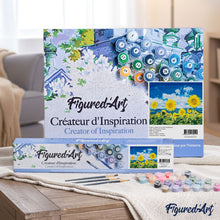 Load image into Gallery viewer, paint by numbers | Sunflowers and Blue Sky | easy flowers | FiguredArt