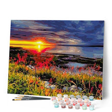 Load image into Gallery viewer, paint by numbers | Sunset near the Coast | advanced landscapes | FiguredArt
