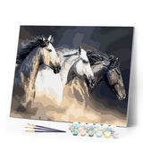 paint by numbers | Three Horses | animals easy horses | FiguredArt