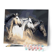 Load image into Gallery viewer, paint by numbers | Three Horses | animals easy horses | FiguredArt