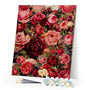 paint by numbers | Romantic Red Roses | flowers intermediate | FiguredArt