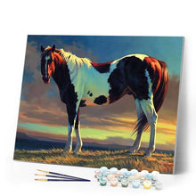 Load image into Gallery viewer, paint by numbers | White and Brown Horse | advanced animals horses | FiguredArt