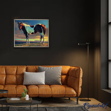 Load image into Gallery viewer, paint by numbers | White and Brown Horse | advanced animals horses | FiguredArt