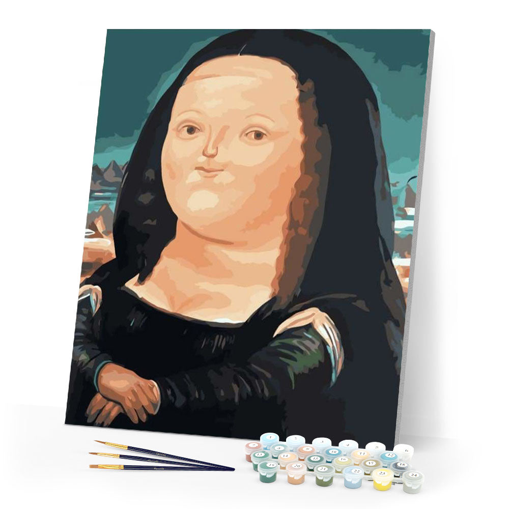 paint by numbers | Mona Lisa | easy portrait | FiguredArt