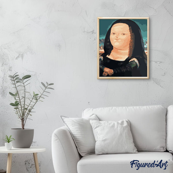 paint by numbers | Mona Lisa | easy portrait | FiguredArt