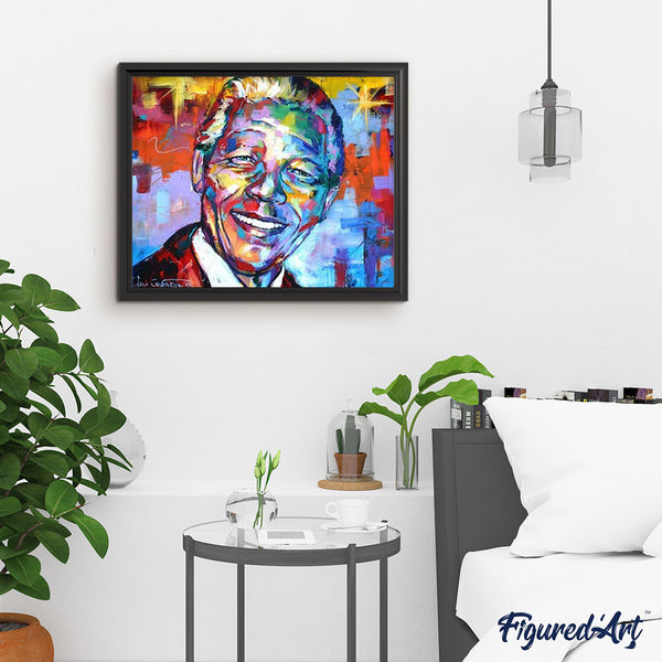 paint by numbers | Nelson Mandela | advanced Pop Art portrait | FiguredArt