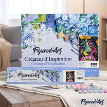 Load image into Gallery viewer, paint by numbers | Dog Fashion Color Smiling | advanced animals dogs Pop Art | FiguredArt