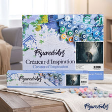 Load image into Gallery viewer, paint by numbers | Elephant in the Dark Forest | animals easy elephants | FiguredArt