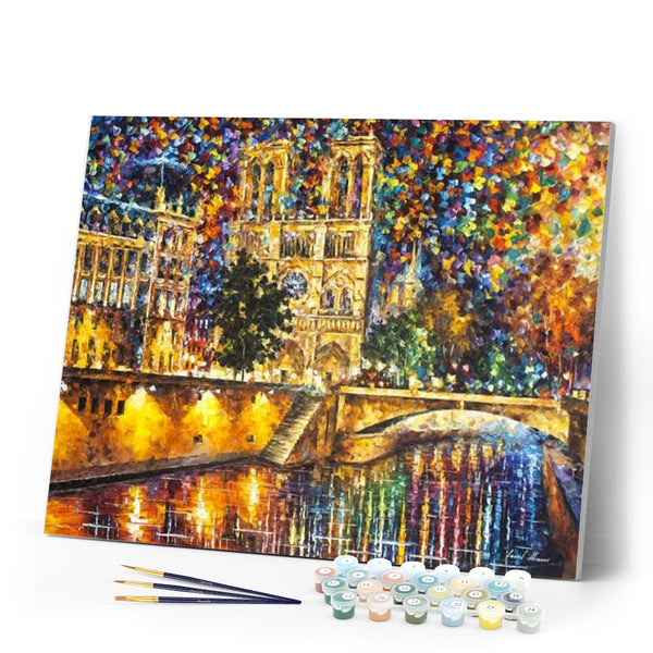paint by numbers | Notre Dame in Paris | advanced cities | FiguredArt