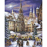 paint by numbers | Nuremberg Christmas Market | christmas cities intermediate | FiguredArt
