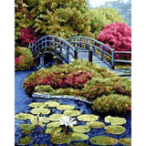 paint by numbers | Lotus Pond Nihonbashi | intermediate landscapes | FiguredArt