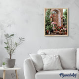 paint by numbers | Flower on the Porch | flowers intermediate | FiguredArt