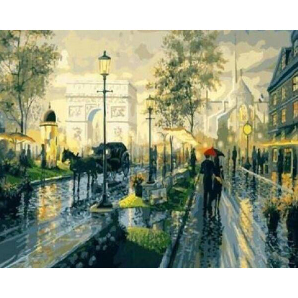 paint by numbers | Arc de Triomphe in Paris | advanced cities | FiguredArt