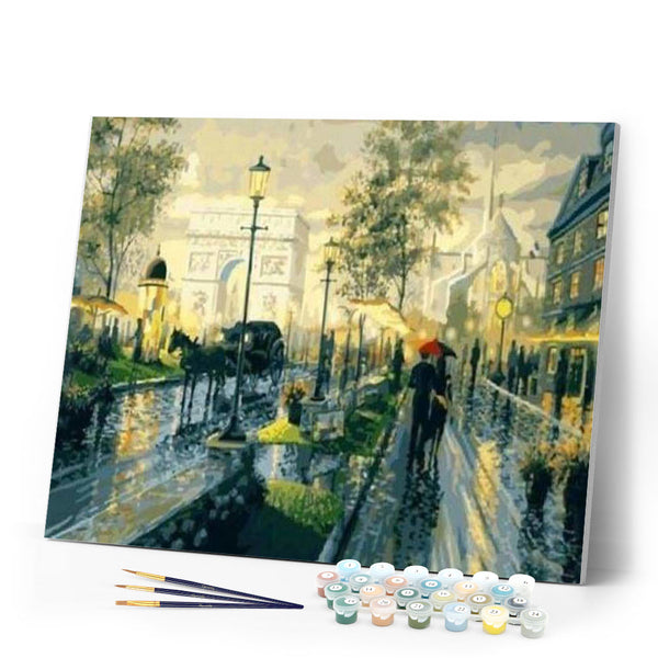 paint by numbers | Arc de Triomphe in Paris | advanced cities | FiguredArt