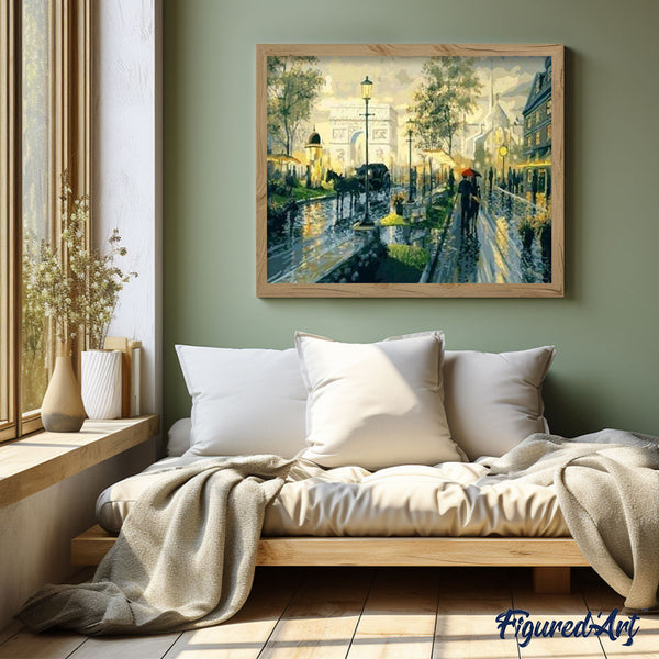 paint by numbers | Arc de Triomphe in Paris | advanced cities | FiguredArt