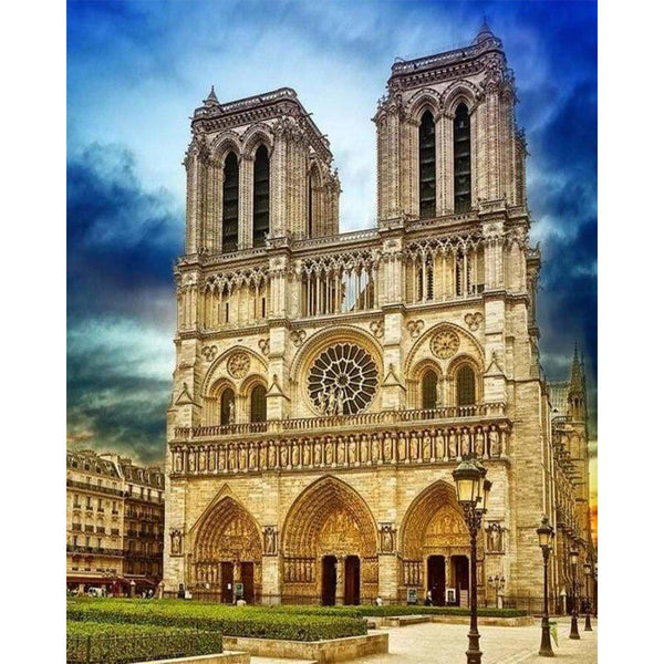 paint by numbers | Majestuous Notre Dame | advanced cities | FiguredArt
