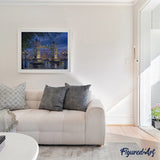 paint by numbers | Tower Bridge in London Night | cities intermediate | FiguredArt