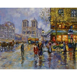 paint by numbers | Notre Dame Vintage in Paris | advanced cities | FiguredArt