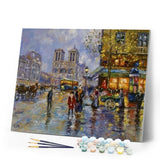 paint by numbers | Notre Dame Vintage in Paris | advanced cities | FiguredArt