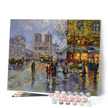 Load image into Gallery viewer, paint by numbers | Notre Dame Vintage in Paris | advanced cities | FiguredArt