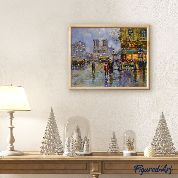 paint by numbers | Notre Dame Vintage in Paris | advanced cities | FiguredArt
