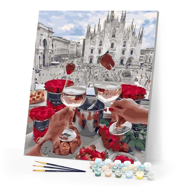 paint by numbers | Cheers | cities intermediate romance | FiguredArt