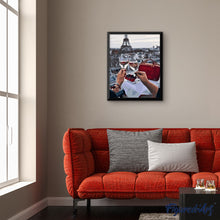 Load image into Gallery viewer, paint by numbers | Cheers with Eiffel Tower View | cities intermediate romance | FiguredArt