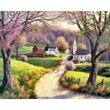 paint by numbers | Quiet Garden Path | advanced landscapes | FiguredArt