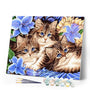paint by numbers | The Cat Family | animals cats easy | FiguredArt