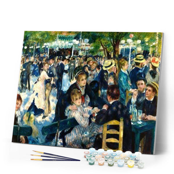 paint by numbers | Moulin Rouge Dancing | advanced famous paintings | FiguredArt