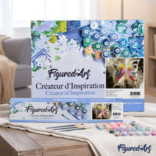 Load image into Gallery viewer, paint by numbers | Colorful Abstract Butterfly | animals butterflies dance intermediate | FiguredArt