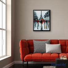 Load image into Gallery viewer, paint by numbers | Romantic couples near the Eiffel Tower | cities intermediate | FiguredArt