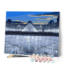 Load image into Gallery viewer, paint by numbers | Louvre Museum | cities intermediate | FiguredArt