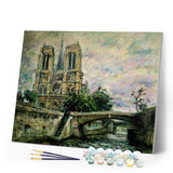 paint by numbers | Notre Dame Vintage | advanced cities | FiguredArt
