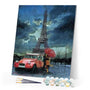 paint by numbers | Rain and Romanticism Eiffel Tower | advanced cities | FiguredArt