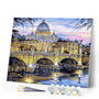 paint by numbers | Bridge in Paris | cities intermediate | FiguredArt