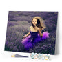 paint by numbers | Lavender Girl | advanced flowers | FiguredArt