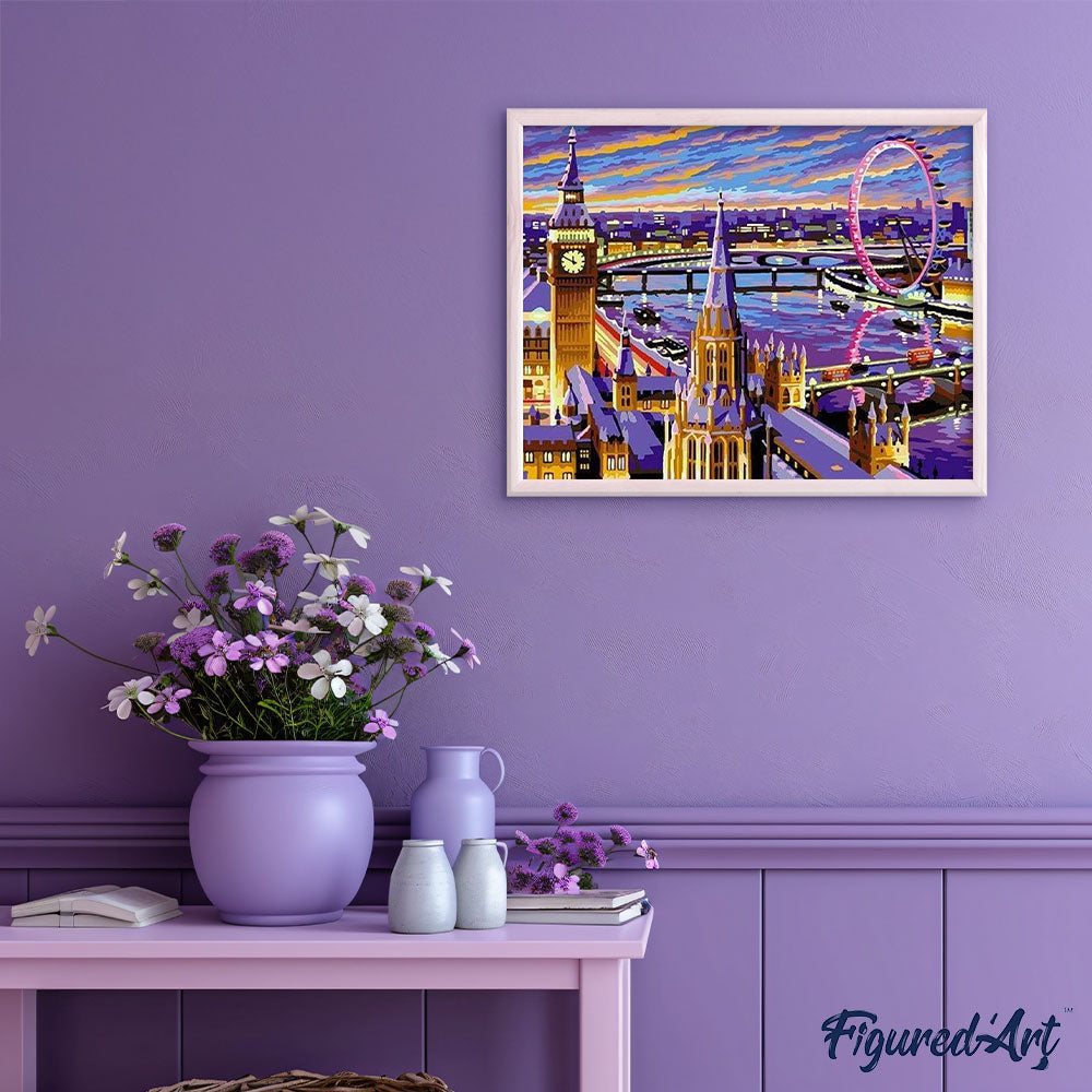 paint by numbers | Beautiful London | cities intermediate | FiguredArt